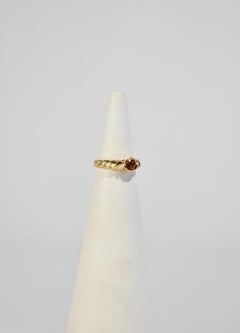 Gold Topaz Ring