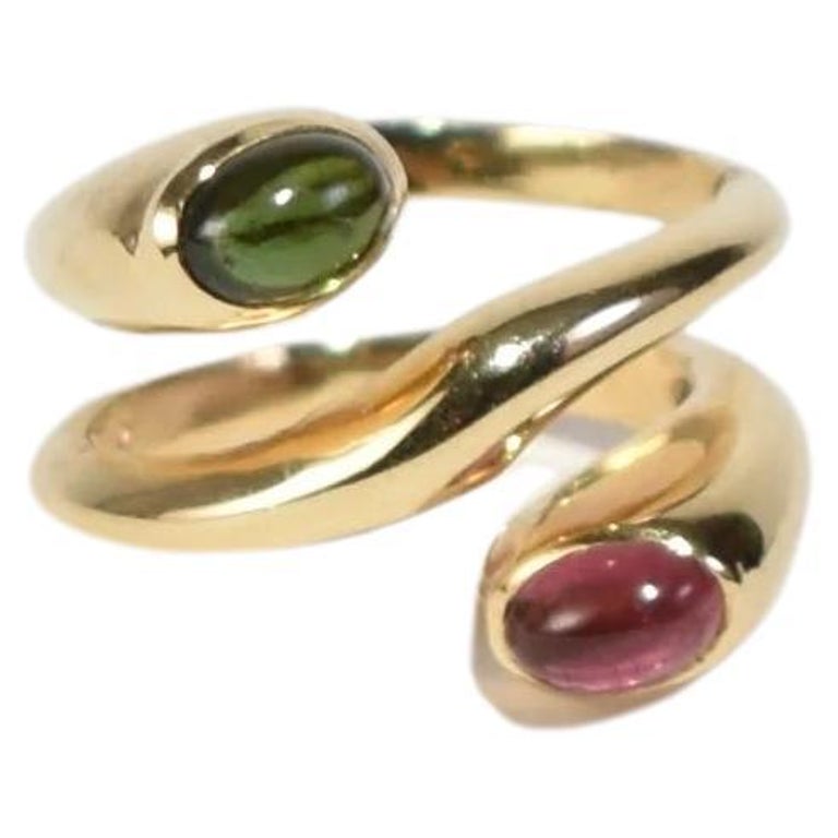 Gold Tourmaline Ring For Sale