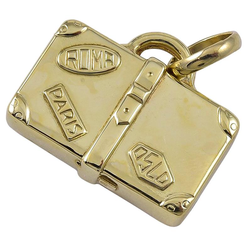 Gold Travel Charm