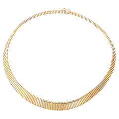 Collana Turbogas Vintage Oro Tricolore