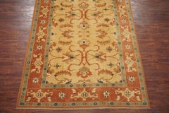 Gold Turkish Oushak Rug, circa 1970