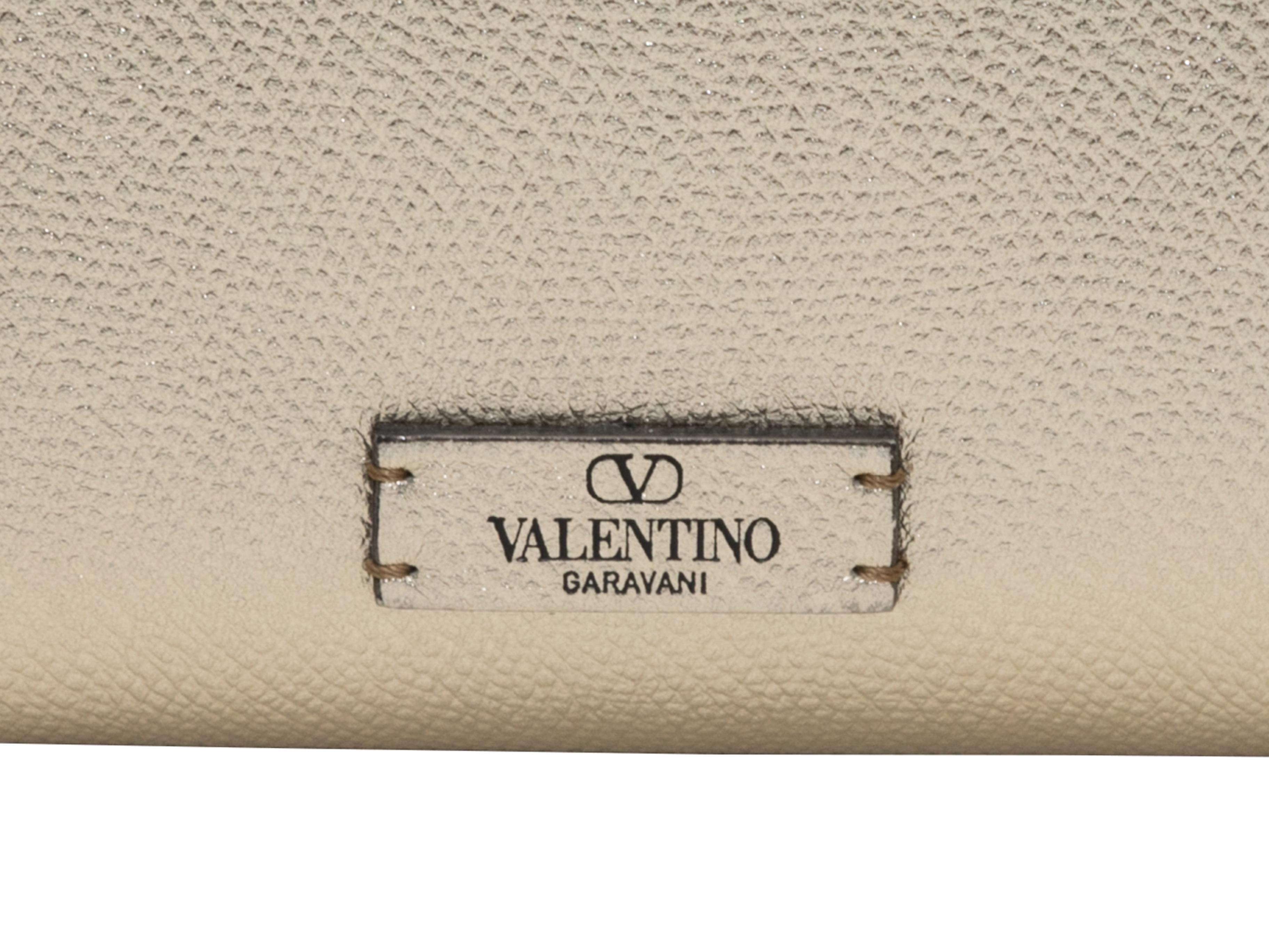 Gold Valentino Mini Vsling Crystal Logo Bag 5