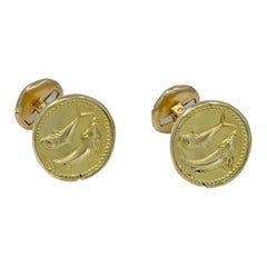 Gold Van Cleef & Arpels Pisces Cufflinks