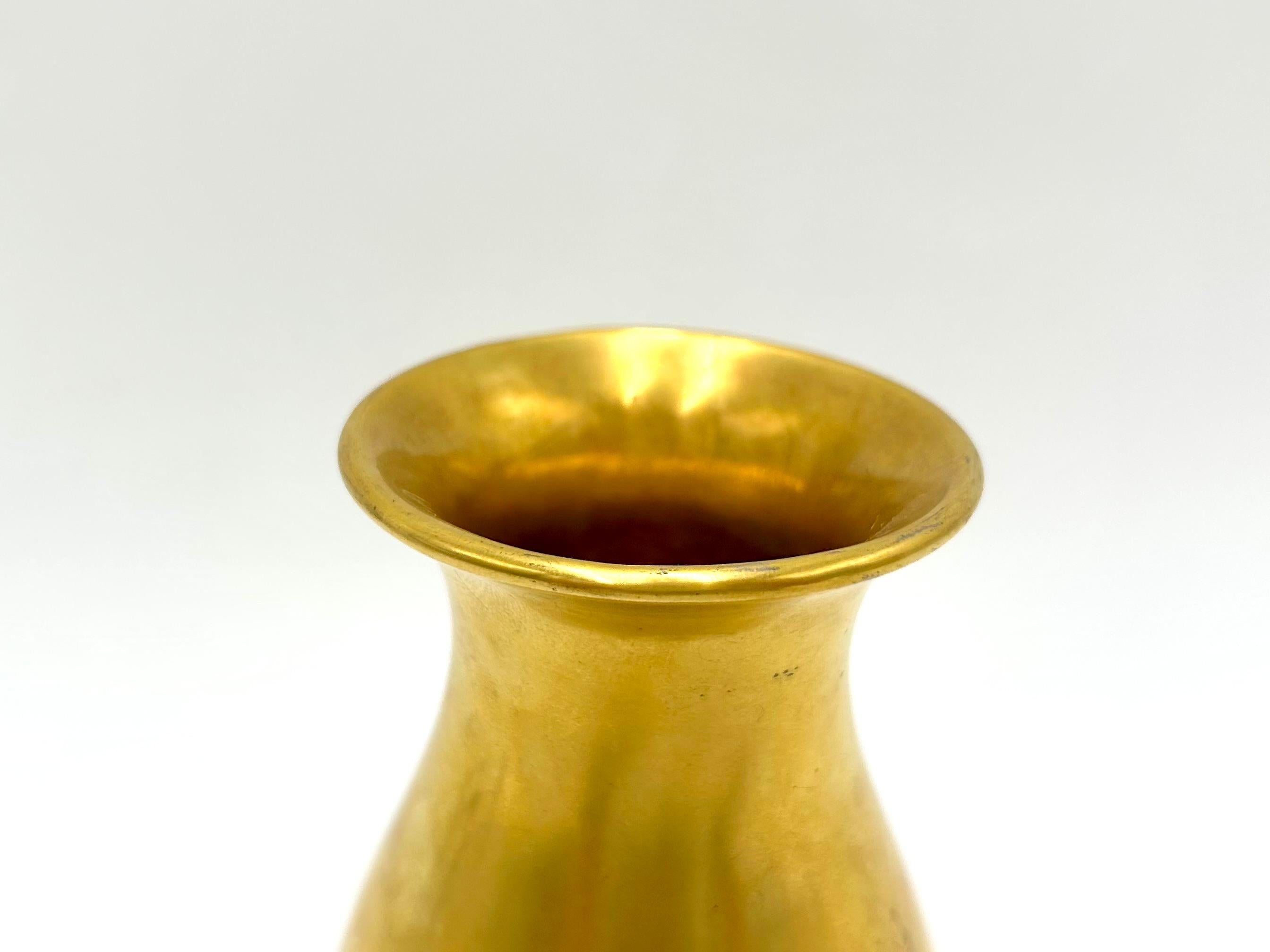 Mid-20th Century Gold Vase, Rosenthal, Germany, 1930