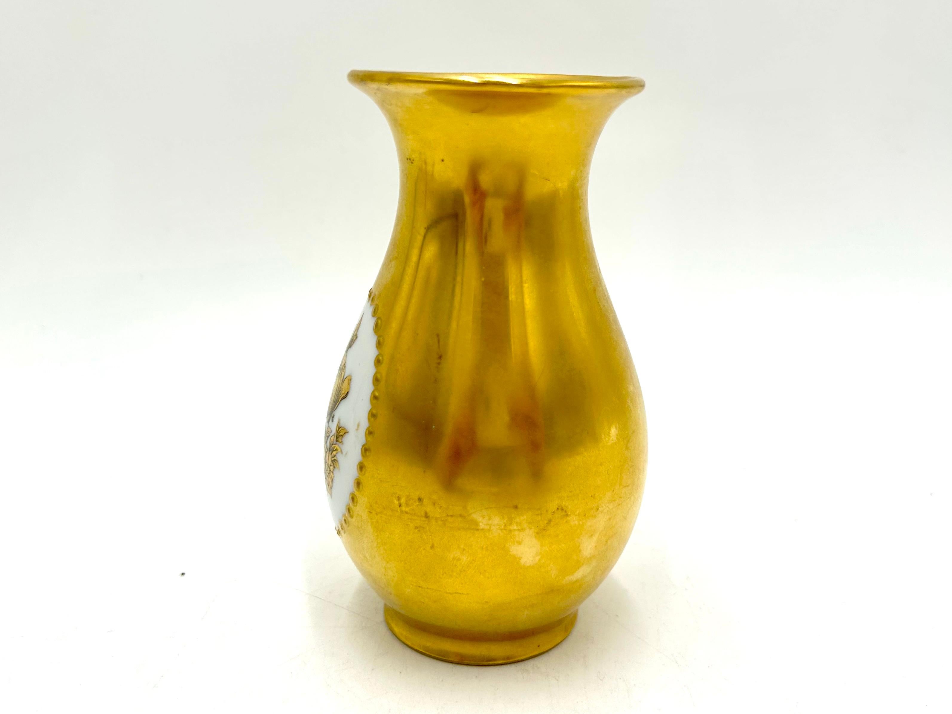 Gold Vase, Rosenthal, Germany, 1930 1