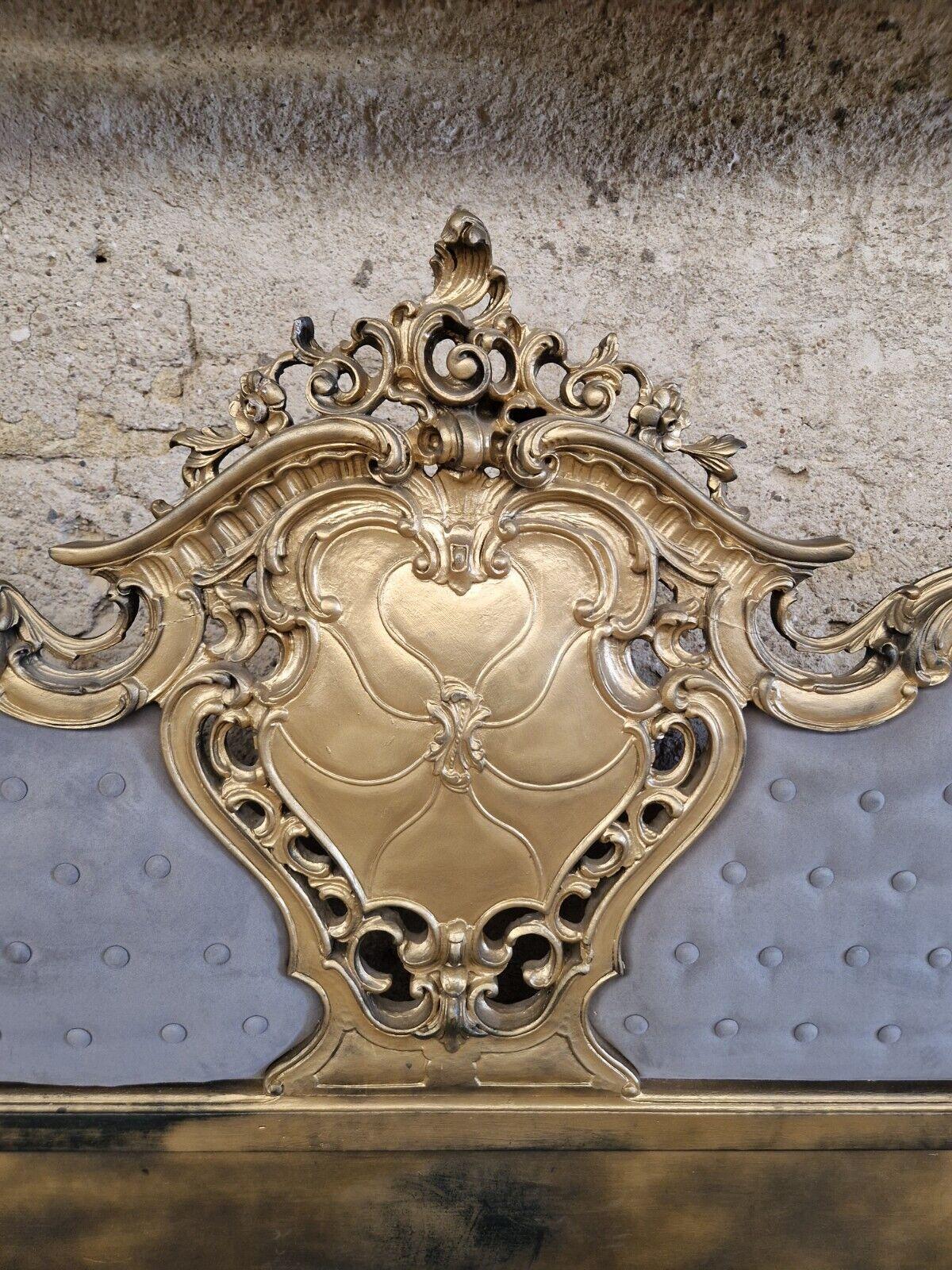Gold Italian Venetian Bed & Bedside Cabinets 2