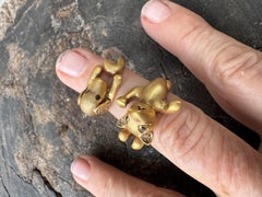 Gold Vermeil Cat & Dog rings