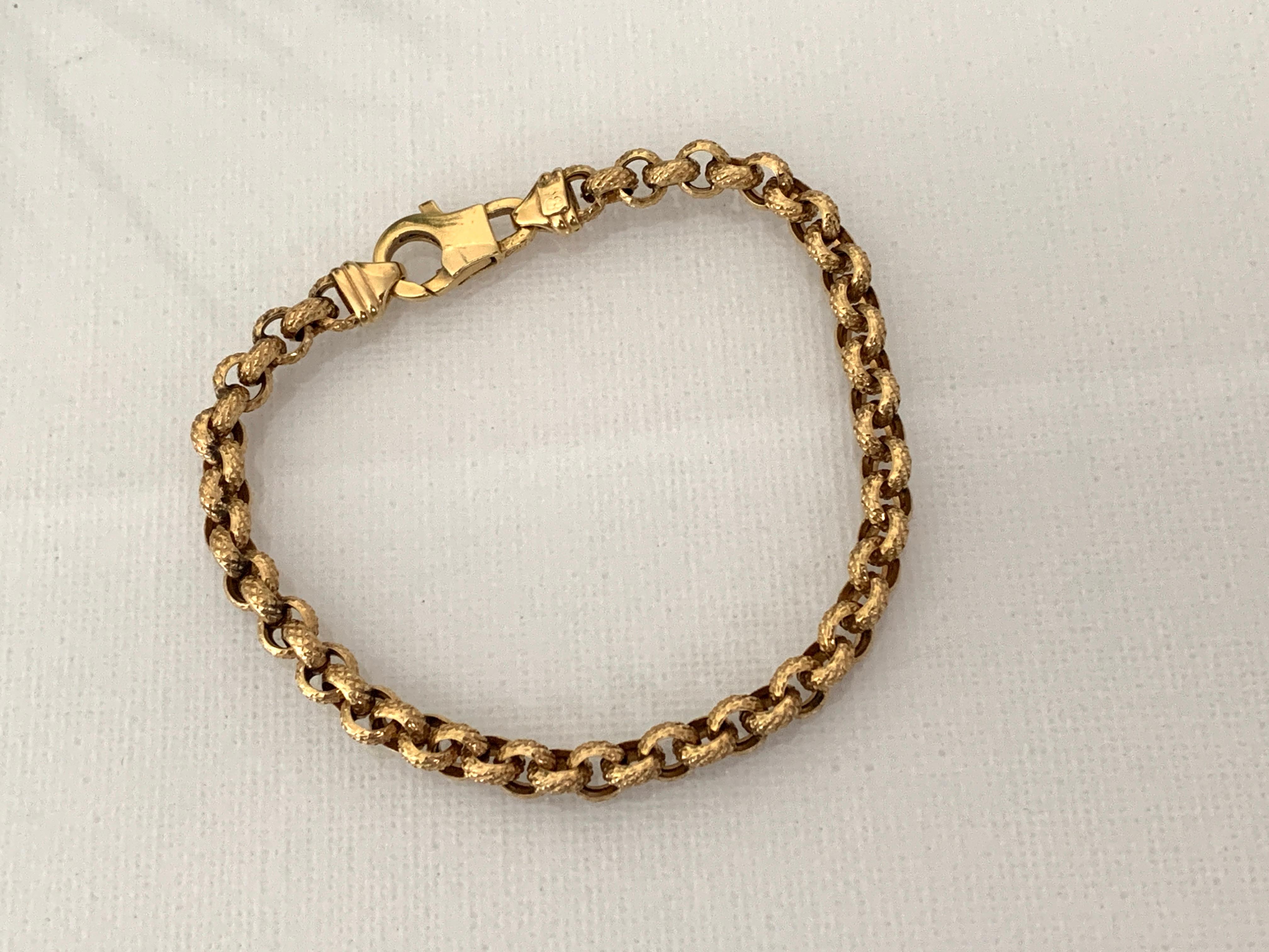 Bracciale A Link in oro 9ct 375 In condizioni buone in vendita a London, GB