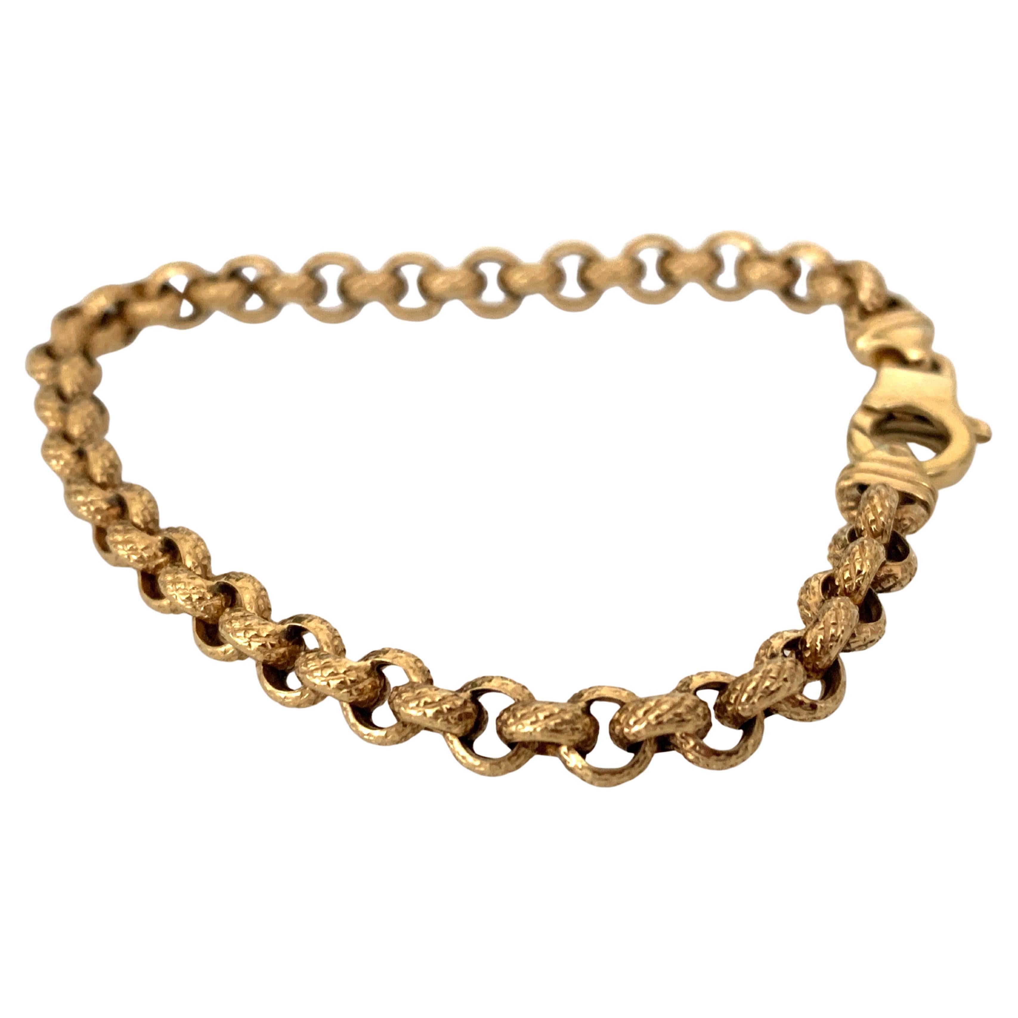 9ct 375 Gold Link Bracelet