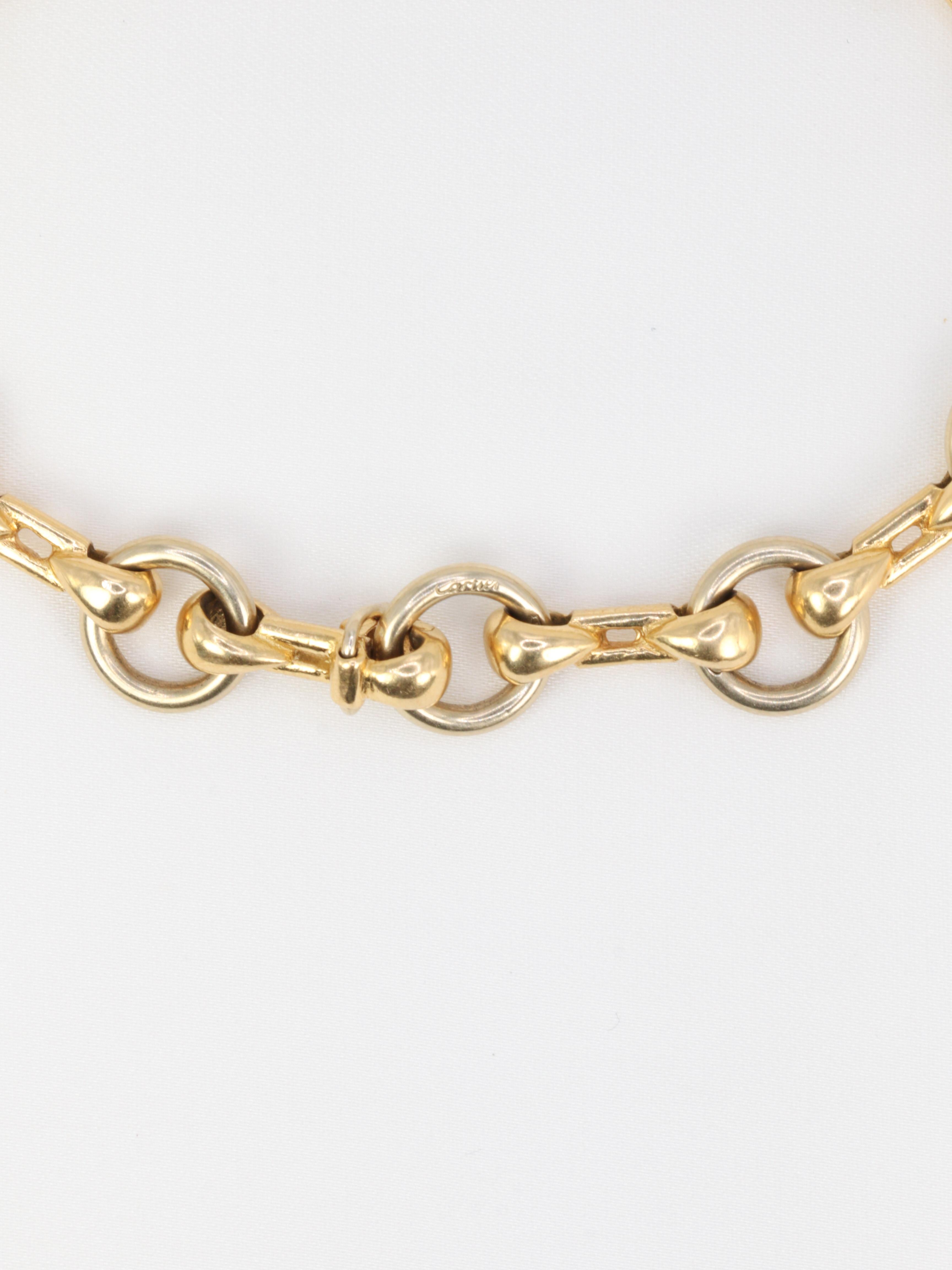 Cartier
18Kt (750°/°°) zweifarbiges Goldarmband 