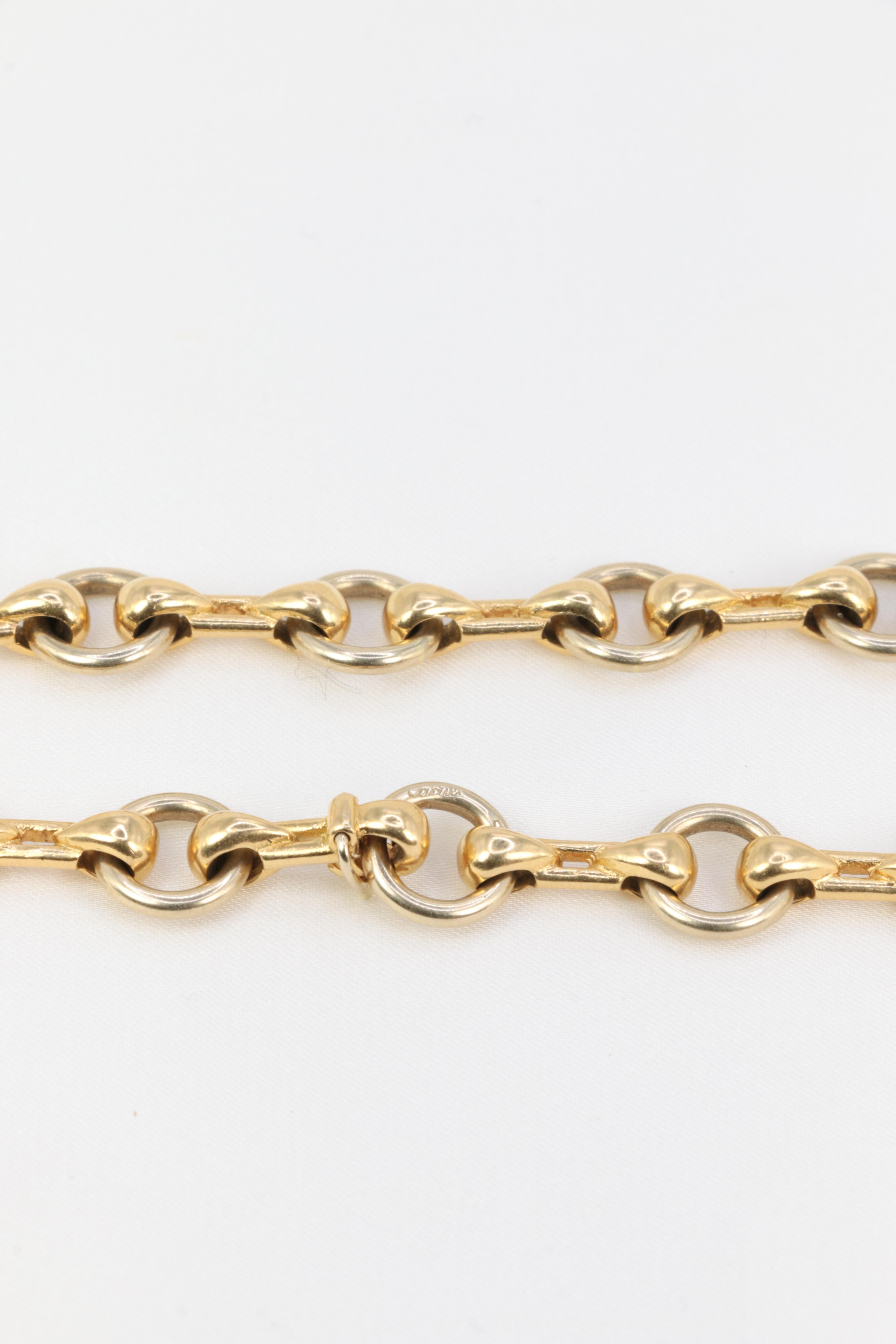 Gold Vintage Cartier-Armband „Nouveau JCC“ Modell 2