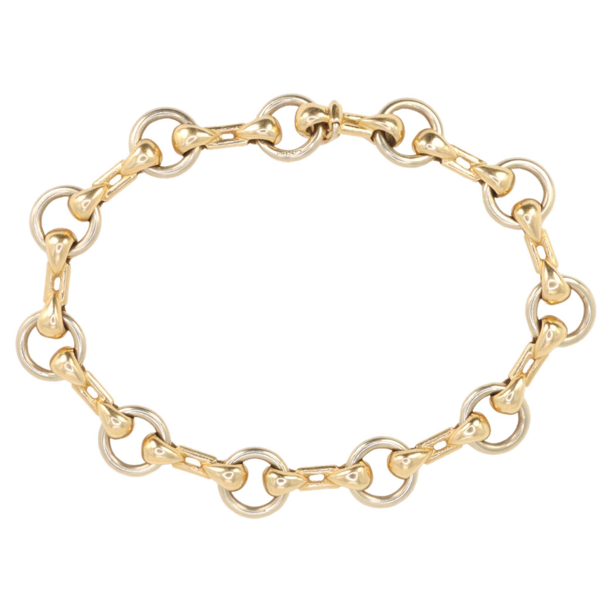 Gold Vintage Cartier-Armband „Nouveau JCC“ Modell