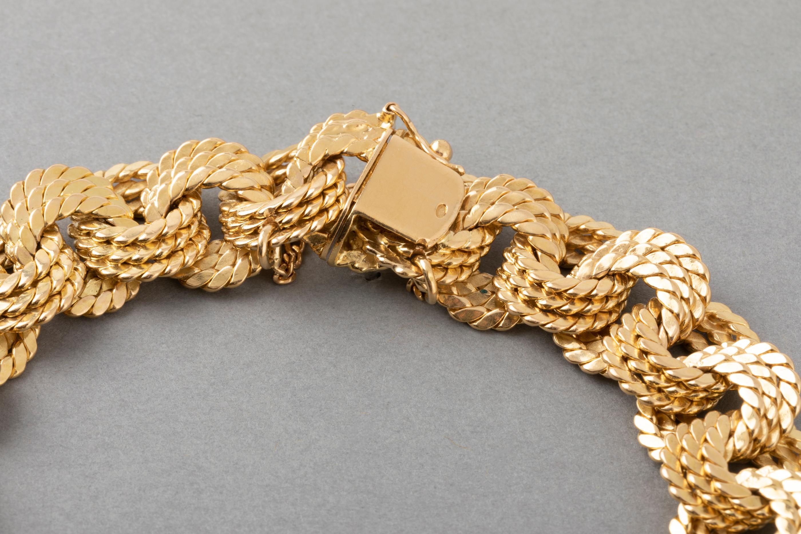 Gold Vintage French Bracelet 6