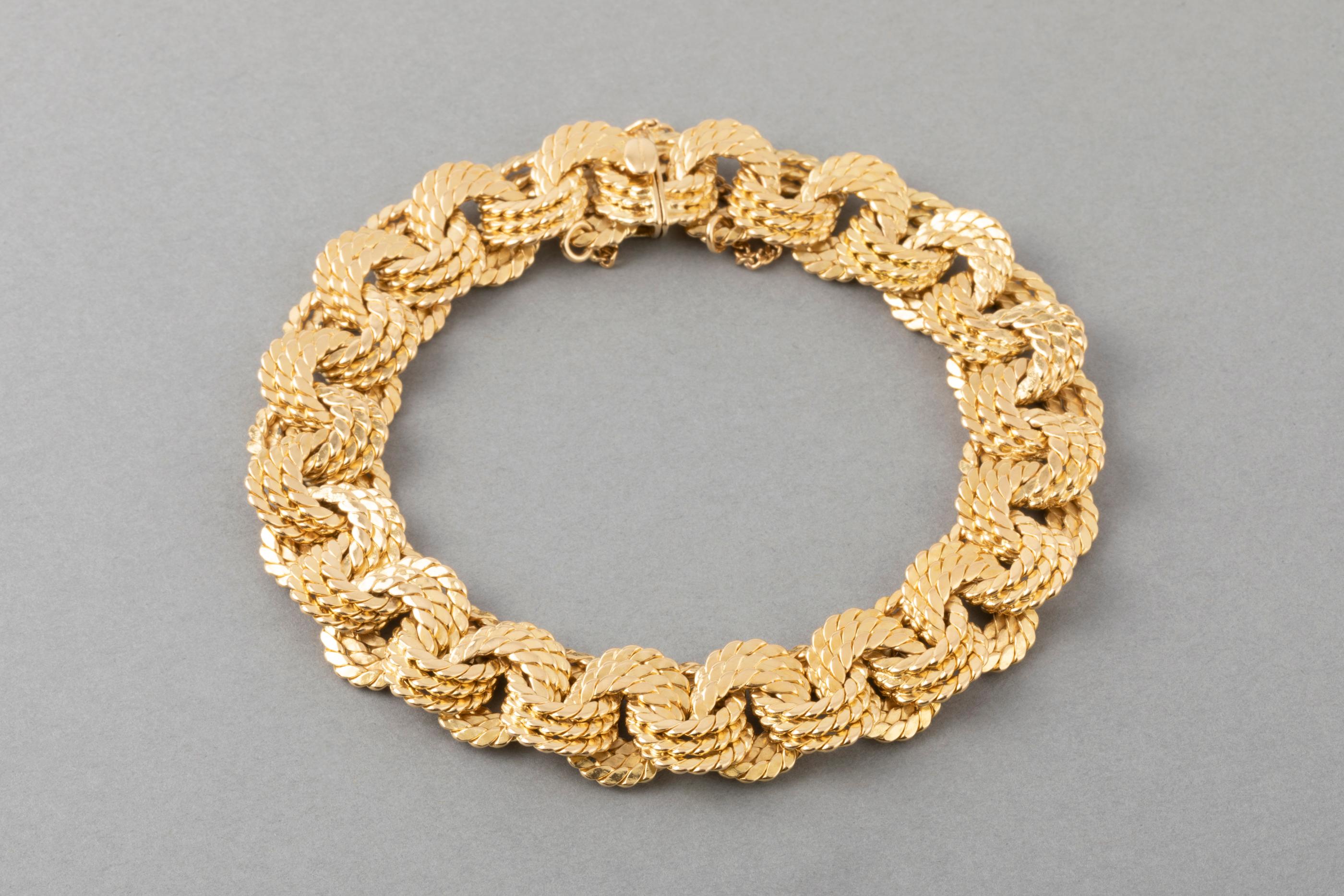 Women's Gold Vintage French Bracelet