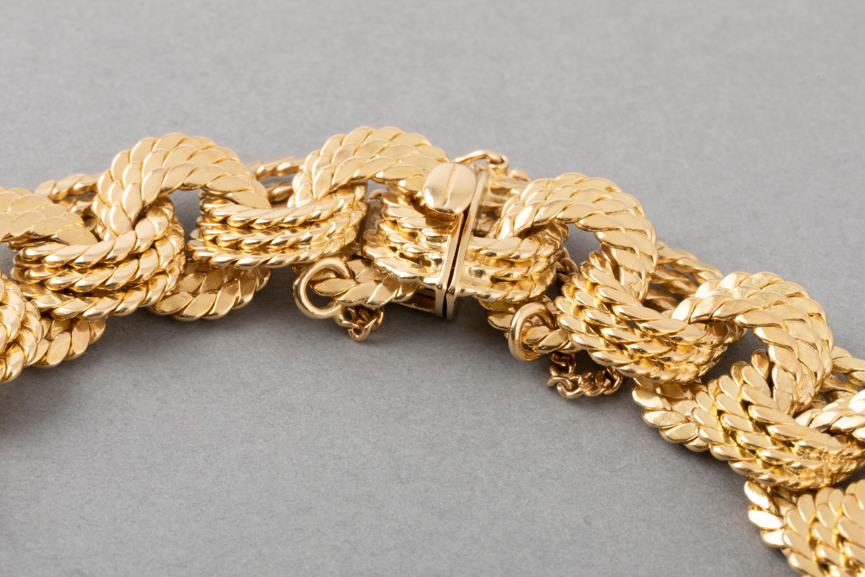 Gold Vintage French Bracelet 3