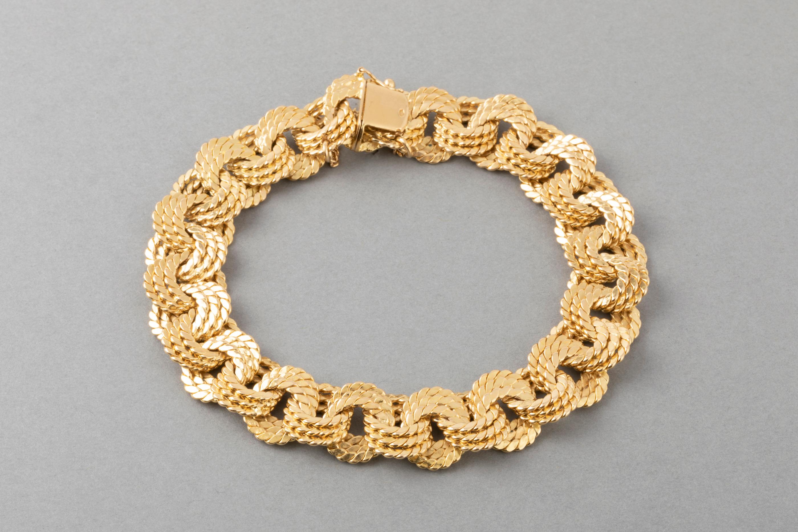 Gold Vintage French Bracelet 4
