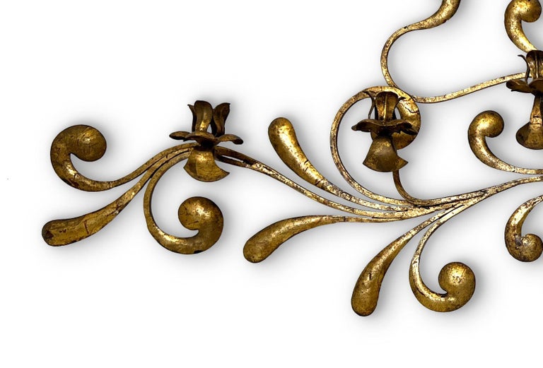 Gold Wall Candelabra For Sale at 1stDibs