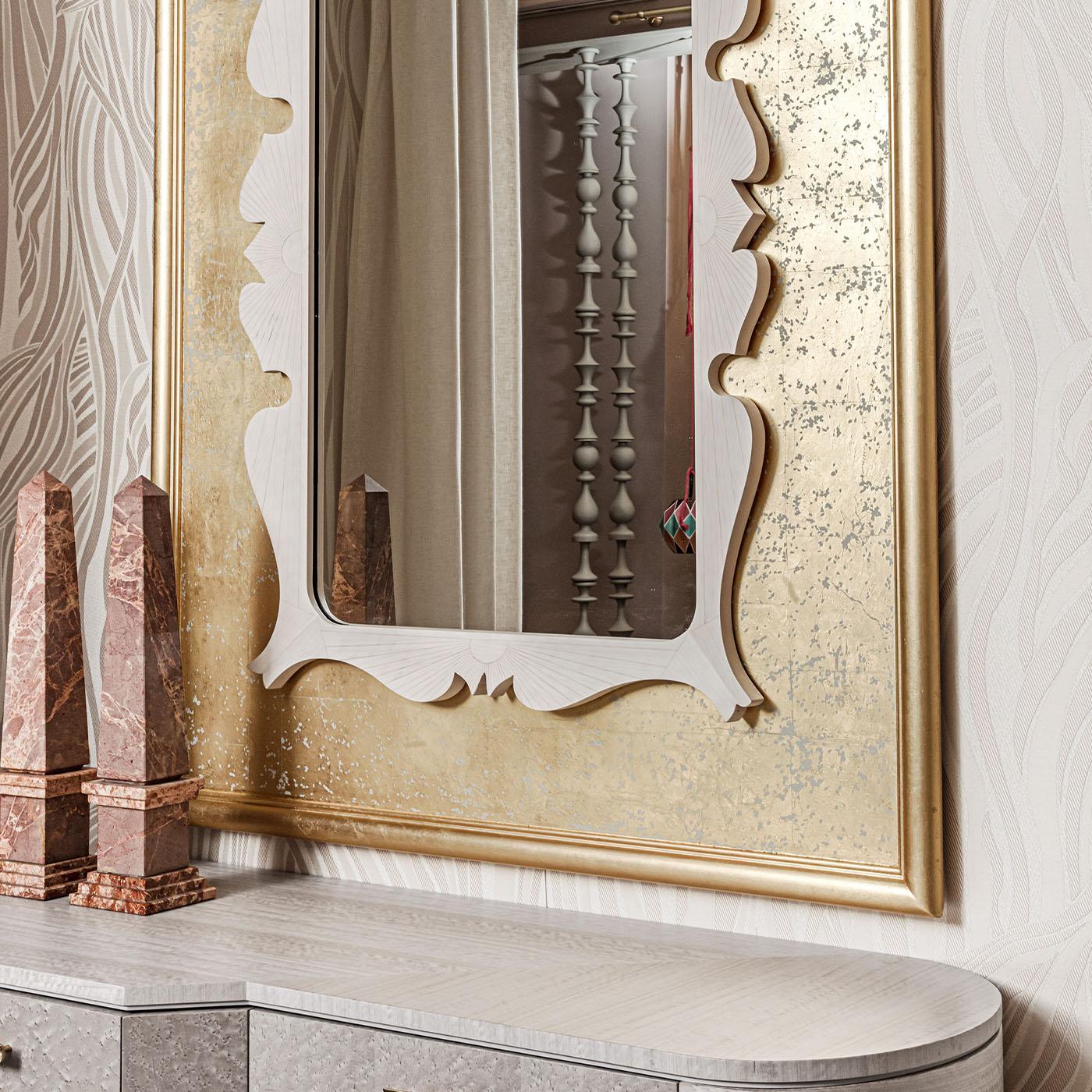 Italian Gold Wall Mirror For Sale