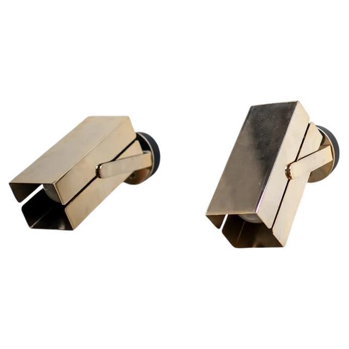 Gold Wall Sconce by Pierre Disderot, France, 1960s