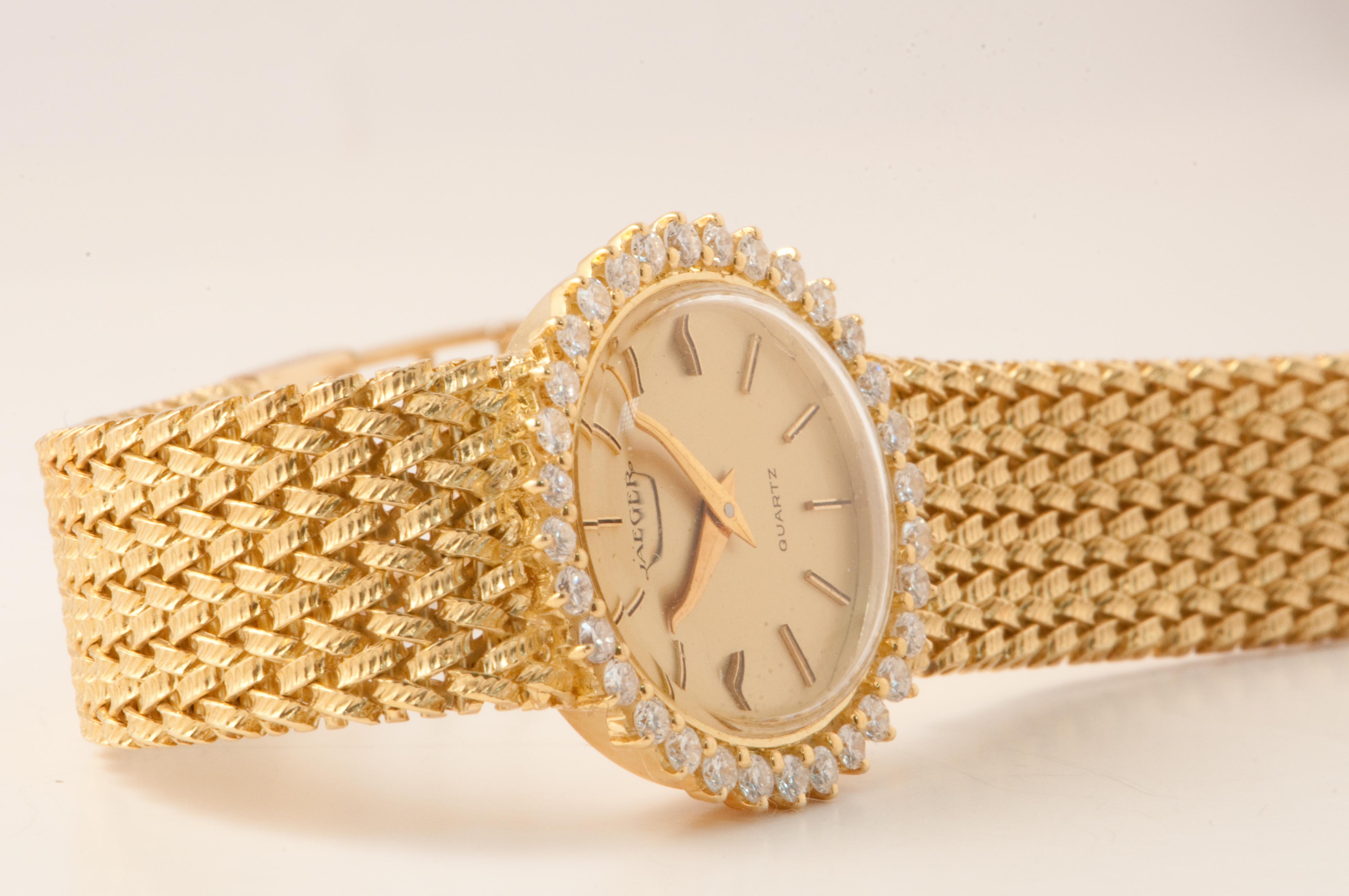 Women's Gold Watch 18 Carat with Diamond