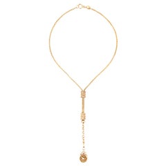 Gold Watch Chain Necklace, circa 1920s
