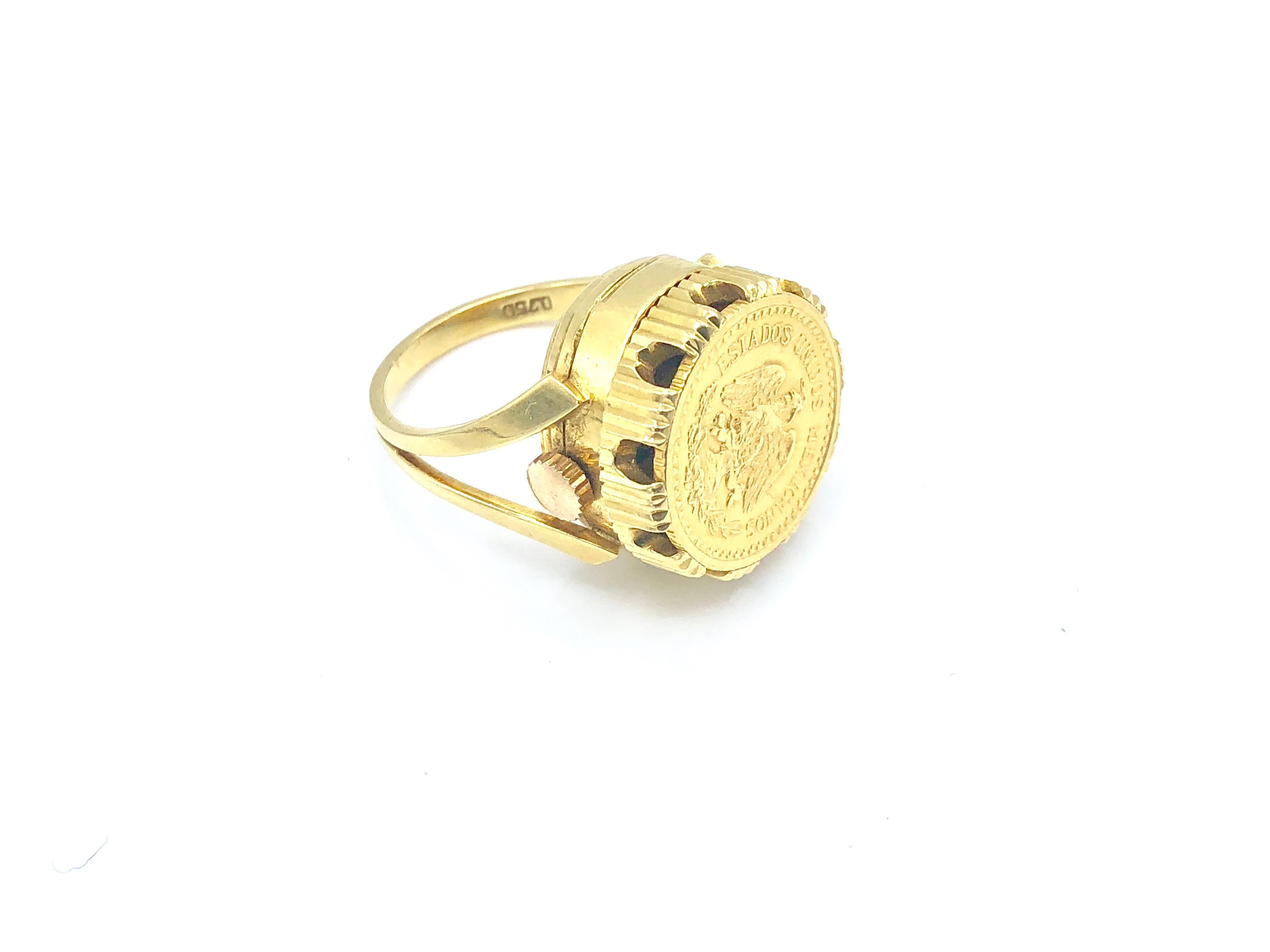 Gold Watch-Ring 

Size
IT 10,5 
US 5 1/2