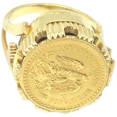 Gold Watch-Ring