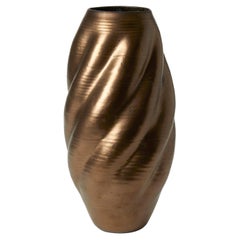 Gold Wave Form No 133, a spiral formed vessel by Nicholas Arroyave-Portela