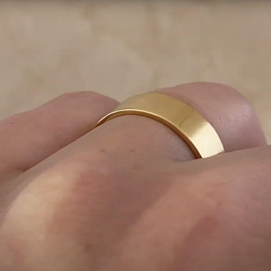 Fede nuziale in oro, oro giallo 14k in vendita 1