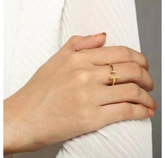 Gold Wedding Band Ring Solid in 14K Yellow Gold