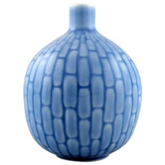 Gold Weinberg for Rørstrand / Rorstrand, Rare Art Deco Ceramic Vase