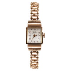 Gold Women'S Wristwatch "Jolus", Switzerland By Jolus, 1930s - 1940s