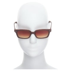 GOLD & WOOD B08.2 Frühlingssonnenbrille mit braunen Holzgläsern in Ombre