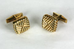 Gold Woven Knot Cufflinks
