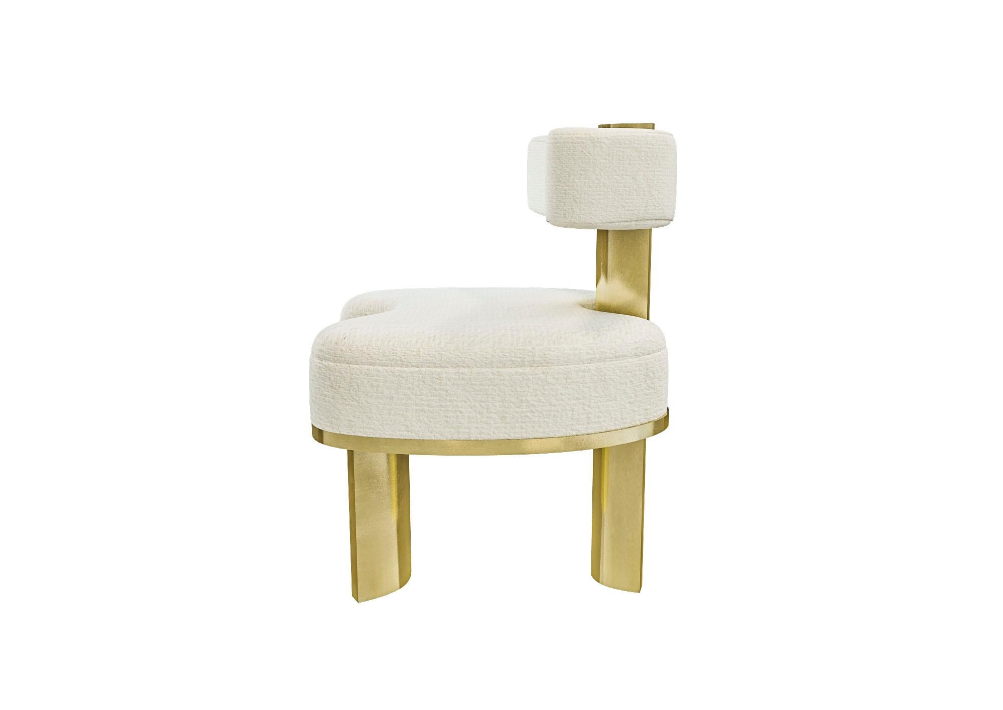 Upholstery Gold Yoda Chair by Melis Tatlicibasi