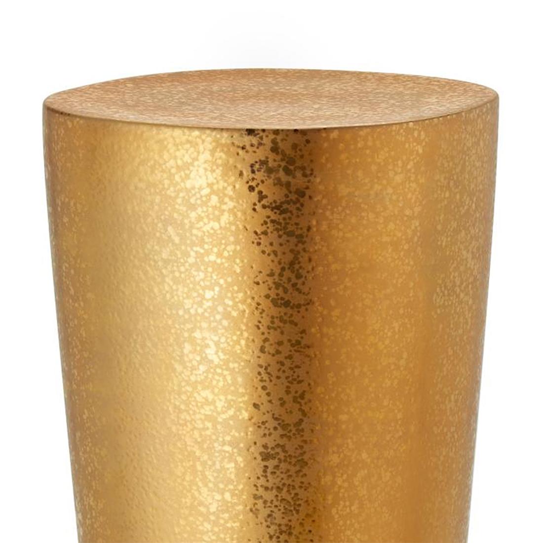 Stool golded earth in earthenware
in gold 24-karat finish.
Also available in Platine finish.