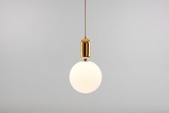 Goldene Aballs T Gr Pendelleuchte von Parachilna