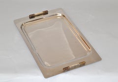 Golden Art Steel Design Argentina Serving Tray Inox 18/8 Stainless Steel, 1980
