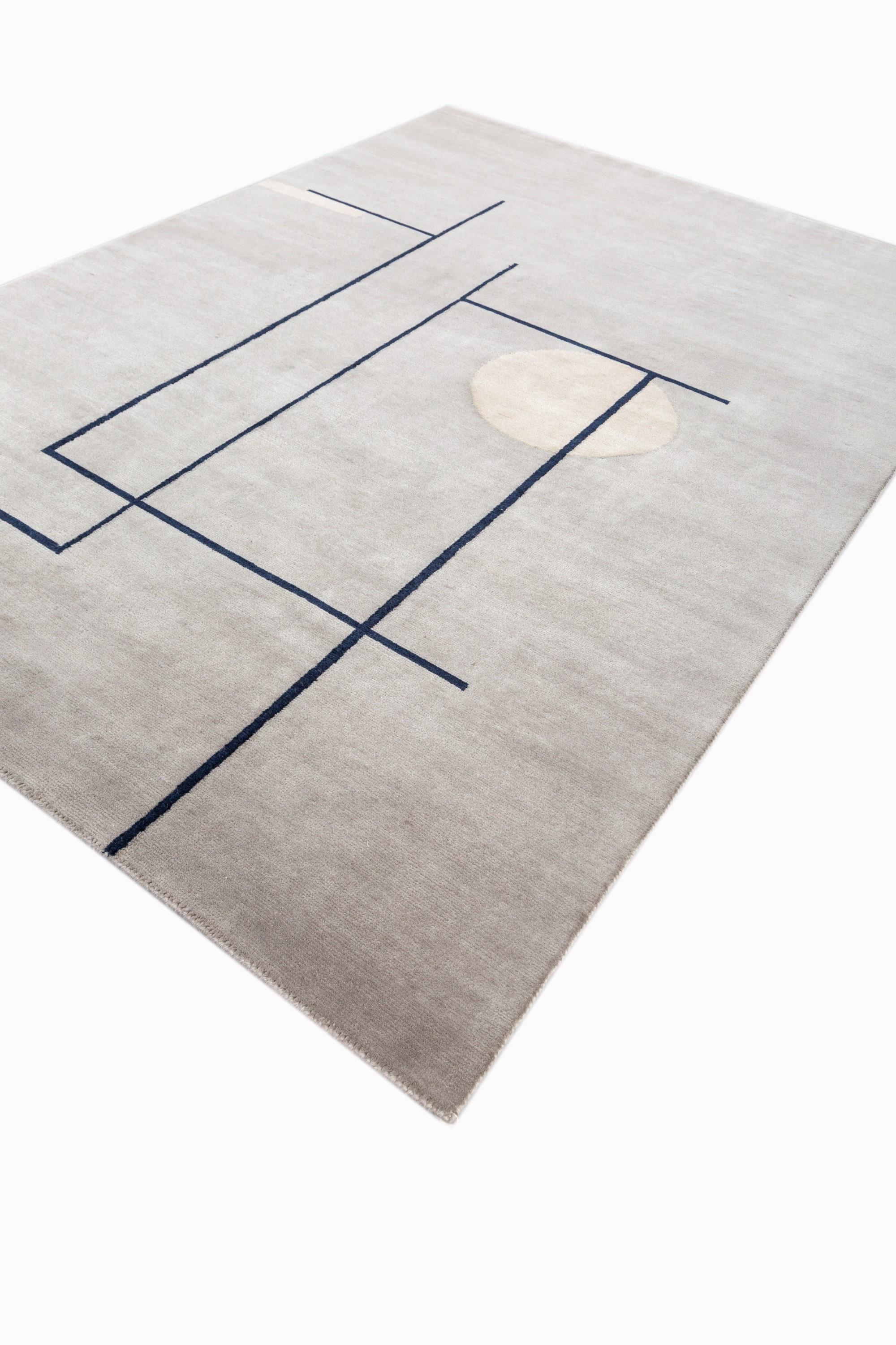 Alfombra anudada a mano Golden Ashwood Symphony Moderno en venta