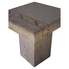 Golden Aura Travertine Coffee Table