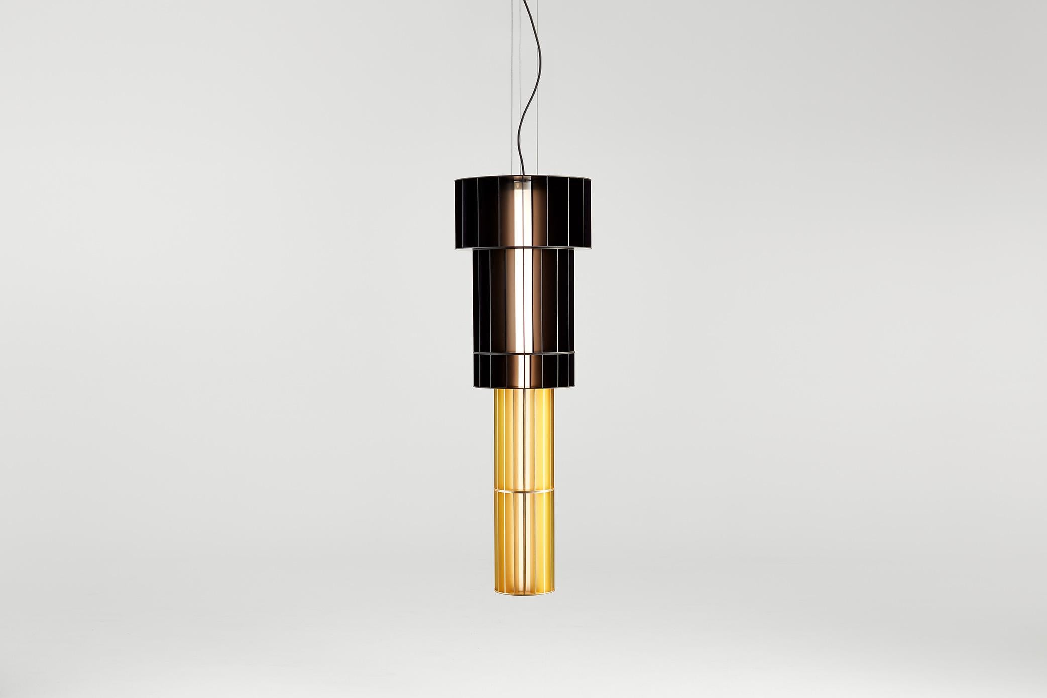 Spanish Golden Babel T GR Pendant Lamp by Parachilna For Sale