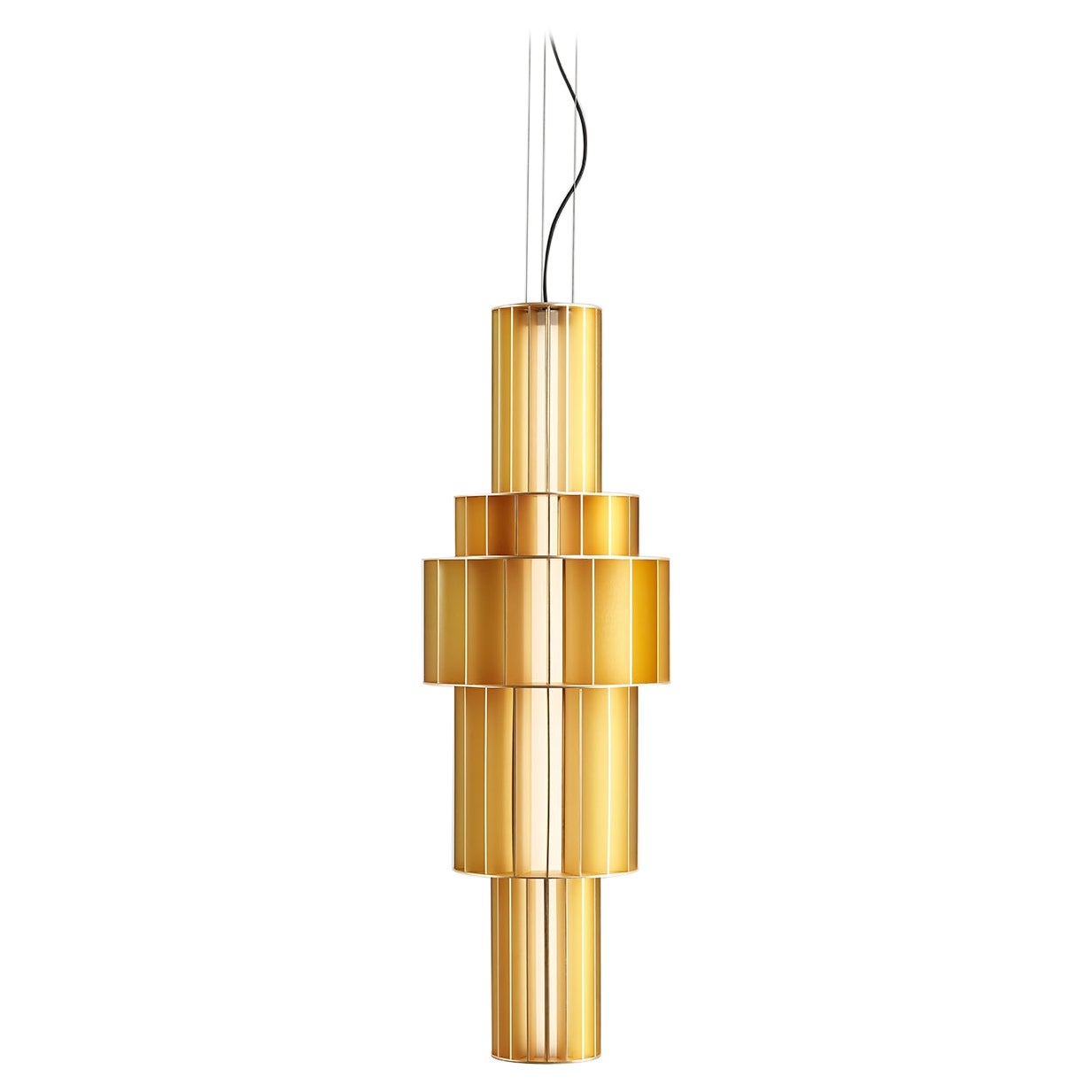 Golden Babel T GR Pendant Lamp by Parachilna For Sale