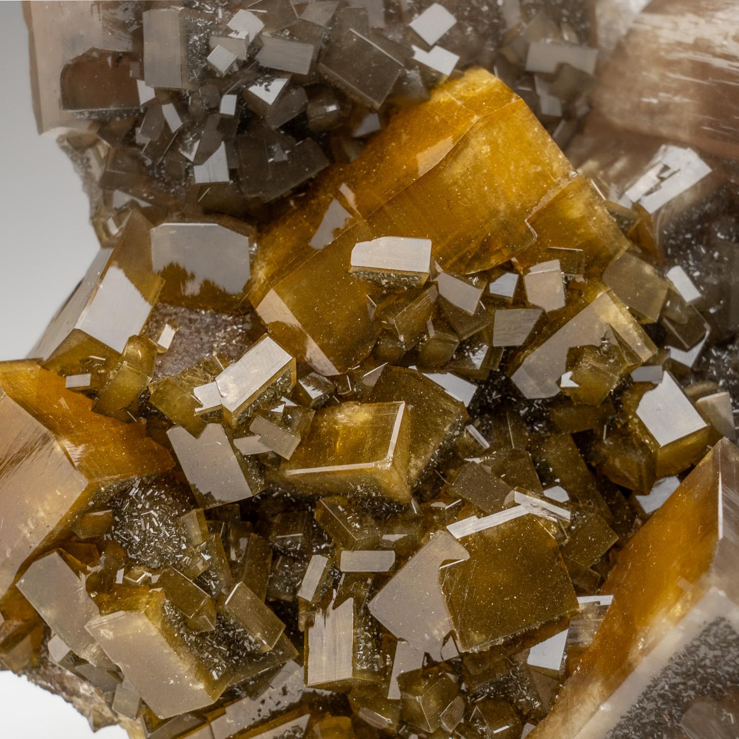 Cristalli di barite dorata dalla contea di Nandan, Hechi, Guangxi, Cina In condizioni Nuovo in vendita a New York, NY