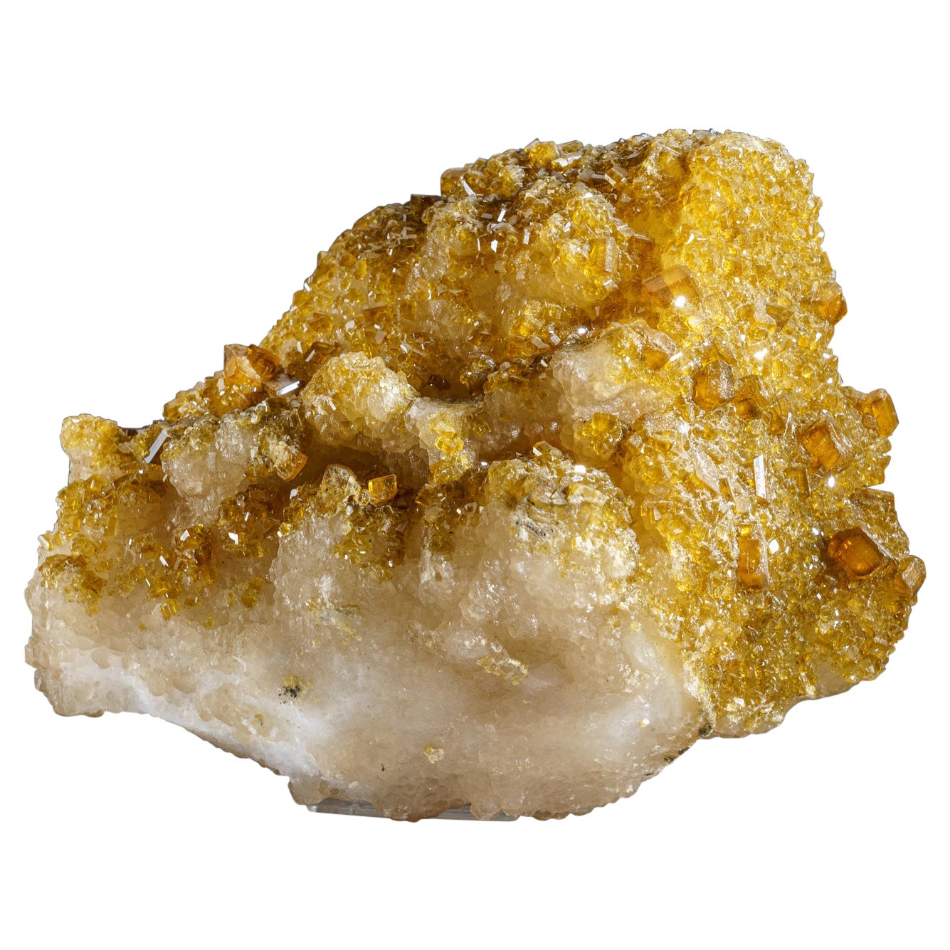 Barite dorata dalla miniera Gilman Eagle, Colorodo