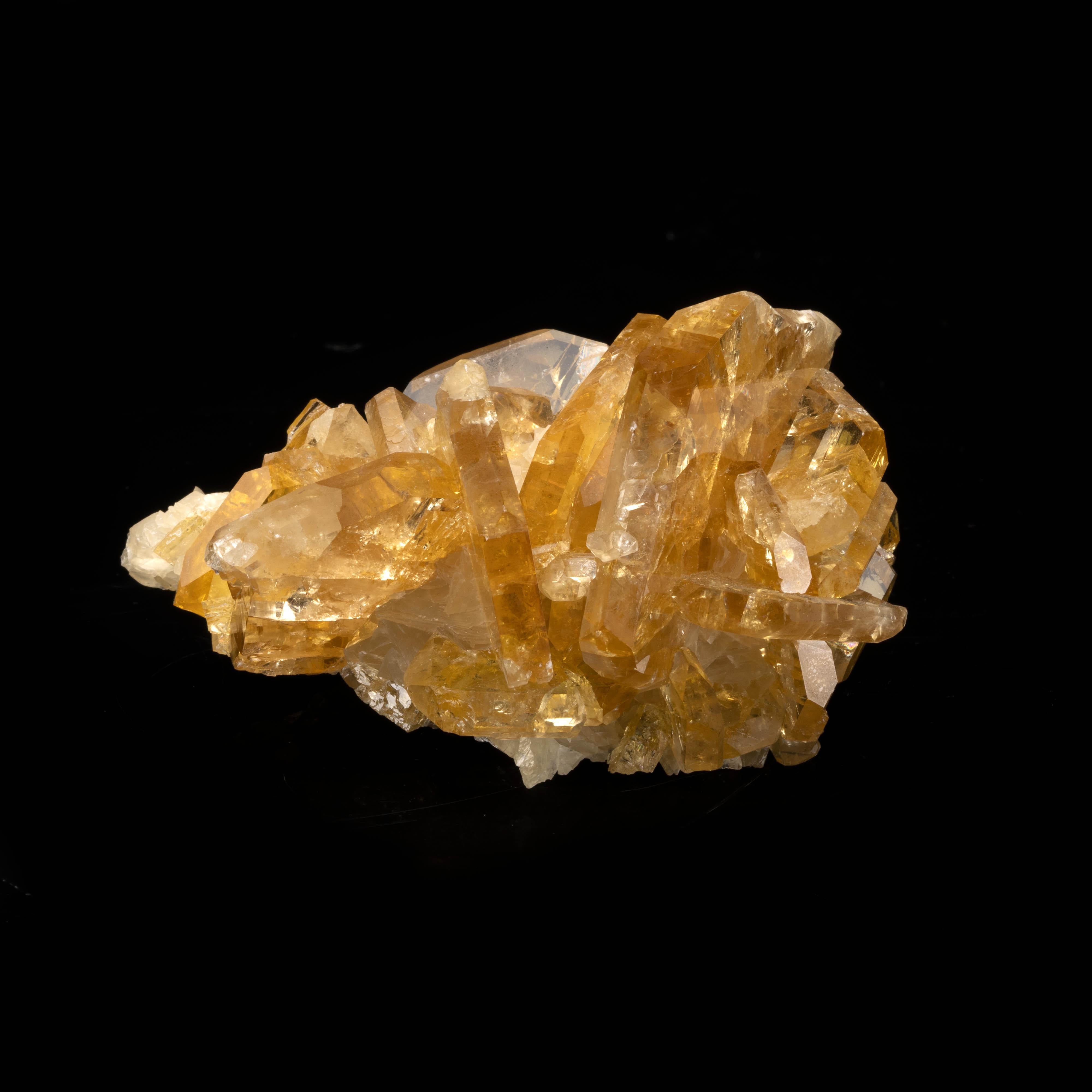 Golden Barite From Meikle Mine, Nevada In New Condition For Sale In New York, NY