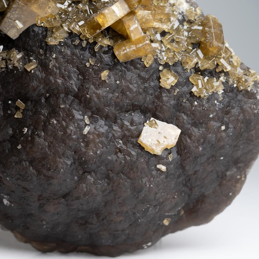 Barite dorée et fluorine de Lushi, province de Henan, Chine (4,25 livres) en vente 3