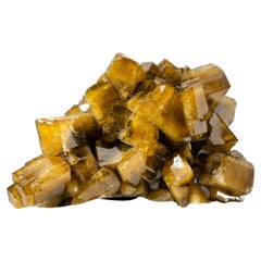 Golden Barite with Marcasite Crystals from Nandan County, Hechi, Guangxi, China