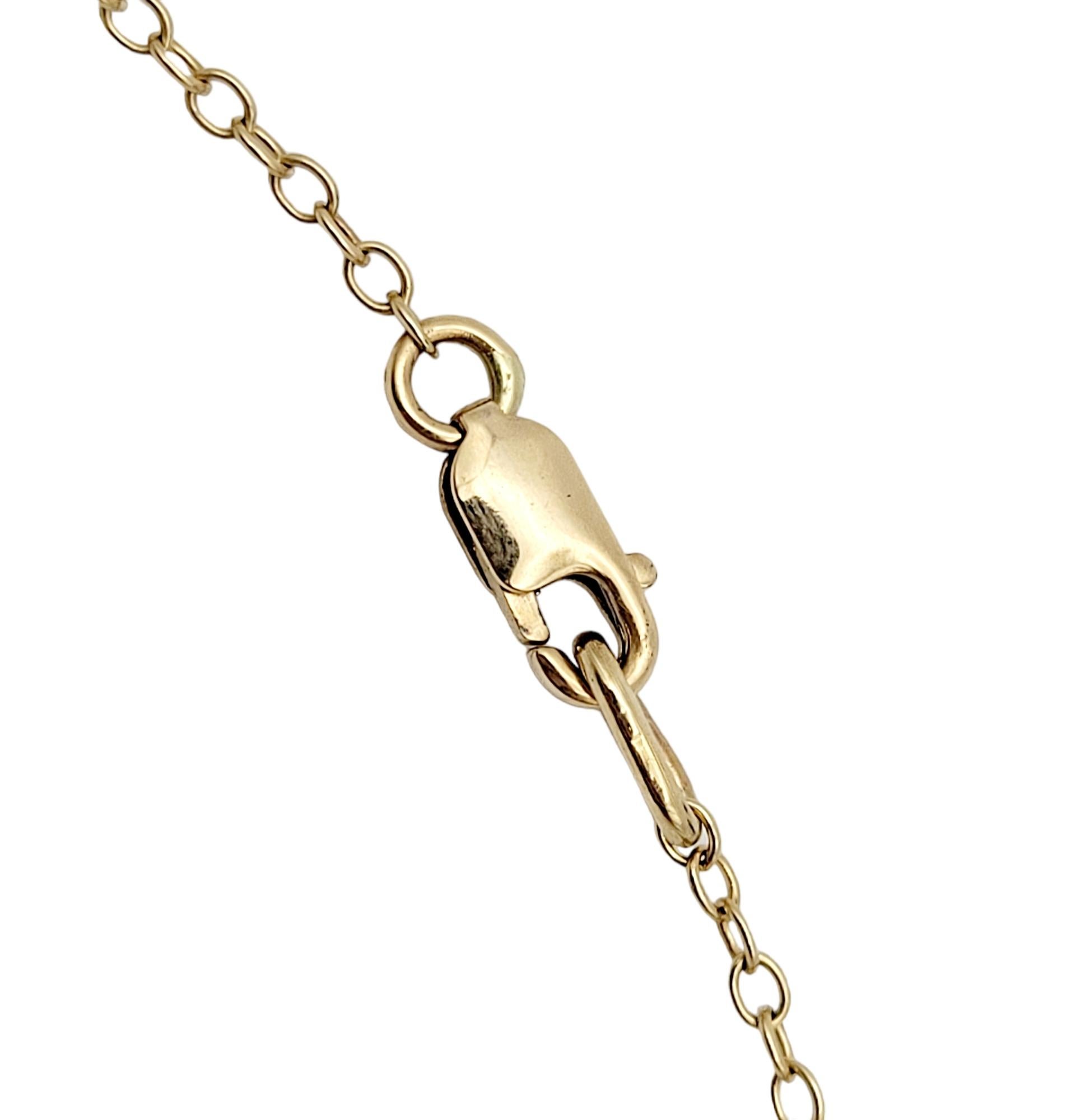 Round Cut Golden Bear Pave Diamond Baby Bear Pendant Necklace in 14 Karat Yellow Gold