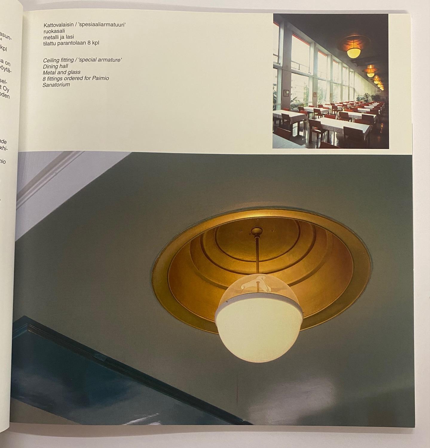 Paper Golden Bell and Beehive: Light Fittings Designed by Alvar and Aino Aalto (Book) For Sale