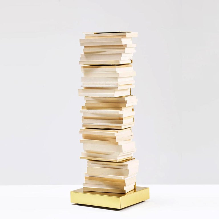 Golden Bookcase For Sale at 1stDibs